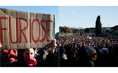 Giornata contro la violenza sulle donne, a Roma la manifestazione nazionale di Non una di meno. Cortei da Milano a Napoli