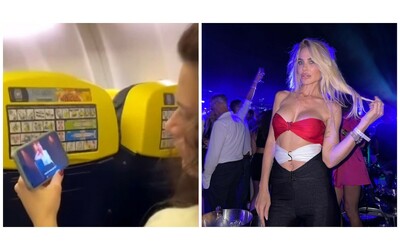 Guarda “Ultima” su un volo Ryanair ma non si accorge della presenza di Ilary Blasi: la reazione della conduttrice