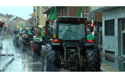 i trattori entrano a milano i passanti salutano gli agricoltori in corteo per protesta video