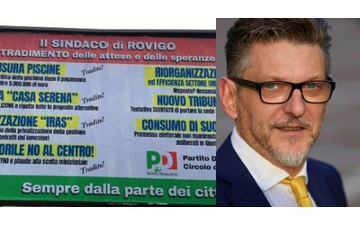 Il Pd a Rovigo si attacca da solo: i manifesti di accusa al sindaco dem Gaffeo che è stato già dimissionato