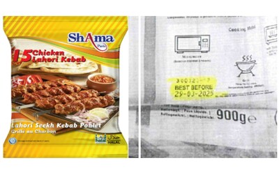 Interrotta la vendita del kebab di pollo ‘Lahori Seekh’: “Manca il bollo CE”, lo stop del Ministero della Salute