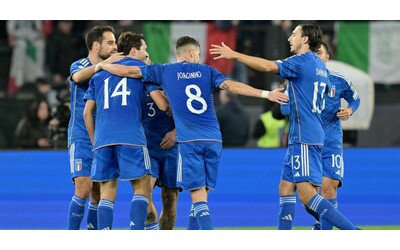 Italia, superata la pratica Macedonia (5-2): per andare agli Europei basterà non perdere lunedì contro l’Ucraina