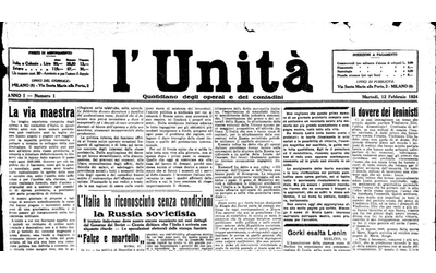 L’Unità nacque senza ‘indicazione di partito’: un vero giornale...