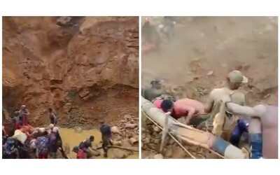 la miniera d oro crolla in diretta social decine di morti e dispersi nella giungla video