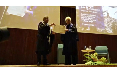 Liliana Segre riceve la laurea magistrale honoris causa alla Statale di...
