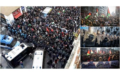 Manifestazioni pro Palestina, attivisti in piazza nonostante i divieti delle questure: tensione a Milano con le forze dell’ordine