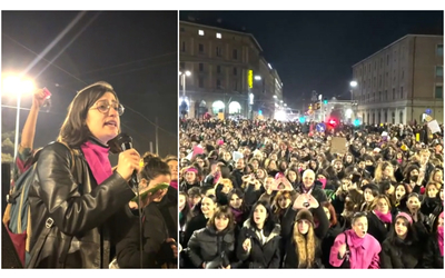 Migliaia di persone in piazza a Bologna per Cecchettin: “Meloni vuole...