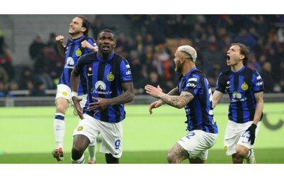 Milan-Inter 0-2: raddoppia Thuram con un tiro da fuori. Il derby può valere lo scudetto – Diretta
