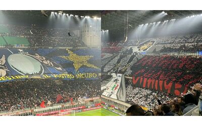 Milan-Inter: a San Siro lo spettacolo delle coreografie – Foto