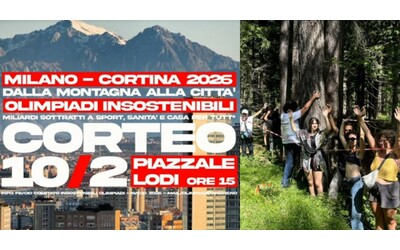 Milano-Cortina, la battaglia ambientalista: cortei contro le “Olimpiadi...