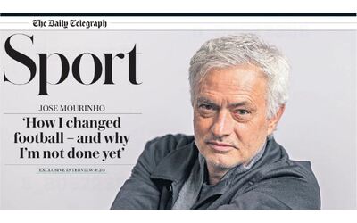mourinho non fa mai nulla a caso l intervista al daily telegraph un messaggio alla premier