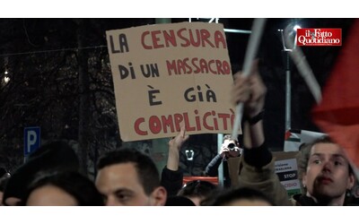 Presidio di fronte alla sede Rai di Milano contro l’informazione su Gaza: “La tv di Stato si è fermata al 7 ottobre, sia raccontata la verità”