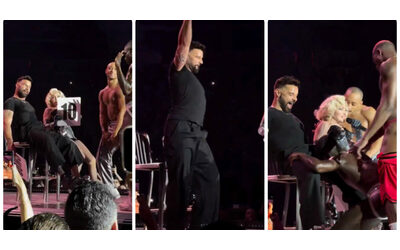 Ricky Martin travolto dai ballerini di Madonna si “accende” un po’...