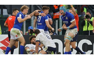 rugby storica vittoria dell italia al sei nazioni gli azzurri battono per 31 29 la scozia all olimpico