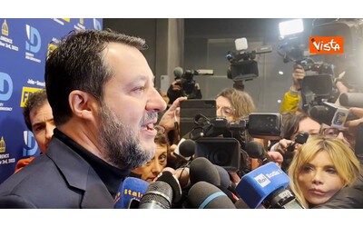 Salvini alla convention dei sovranisti europei: “Tajani non vuole allearsi con Le Pen? Sbaglia. No all’inciucio con i socialisti”