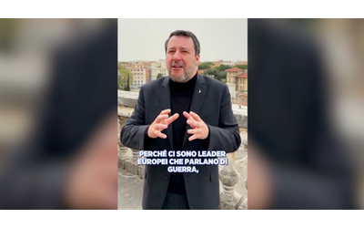 Salvini: “Ci sono leader europei che vogliono mandare i nostri soldati a combattere, sono un pericolo”