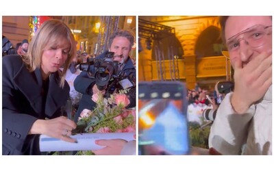 Sanremo 2024, Alessandra Amoroso firma un autografo sul green carpet: la reazione del fan diventa virale – Video