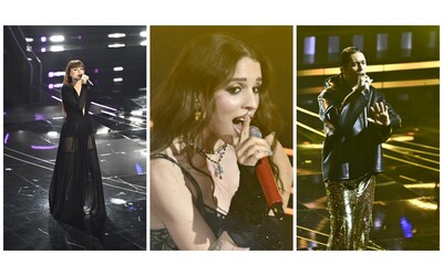 Sanremo 2024, le pagelle ai look della finale: arriva finalmente la ‘tuta gold’ di Mahmood, Annalisa magistrale (10), Angelina Mango cala l’asso – FOTO