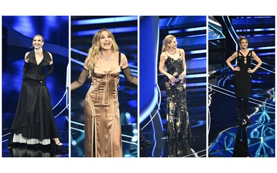 Sanremo 2024, Lorella Cuccarini indossa 4 abiti vintage e dà una lezione di stile (e sostenibilità): “Da Ferré a Versace, questi stilisti ci hanno portato sulle vette del mondo”