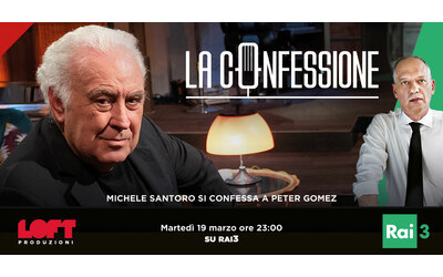 Santoro a La Confessione (Rai3) di Gomez: “Berlusconi prima di morire mi...