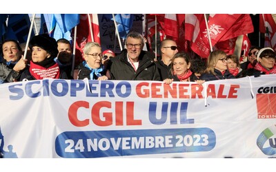 Sciopero Cgil-Uil, in migliaia manifestano da Torino a Bologna. Si ferma anche il comparto aereo: Ita cancella 42 voli