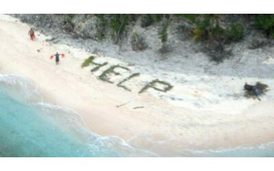 scrivono help sulla sabbia tre pescatori vengono ritrovati dopo una settimana dispersi su un isola