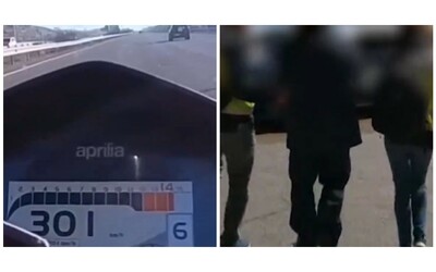 Sfreccia a 300 chilometri orari in tangenziale con la sua moto e pubblica il video sui social: un utente lo segnala alla polizia e viene arrestato