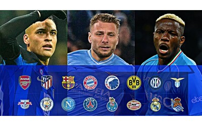 Sorteggio ottavi Champions League, la diretta – Ecco le avversarie di Inter, Napoli e Lazio