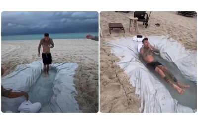 “Spero di ca****i addosso, almeno esce un bel video per TikTok”: Fedez a Miami fa uno strano bagno congelato