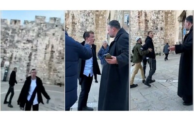 sputi e insulti all abate benedettino schnabel l episodio a gerusalemme ad opera di due giovani ebrei ortodossi la condanna di tajani