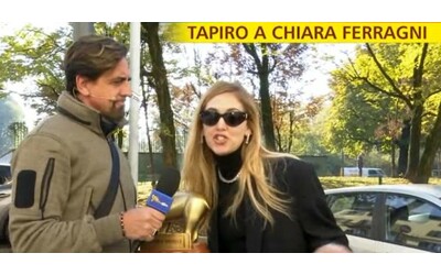 Tapiro di Striscia la Notizia per Chiara Ferragni: “Me lo merito, ho...