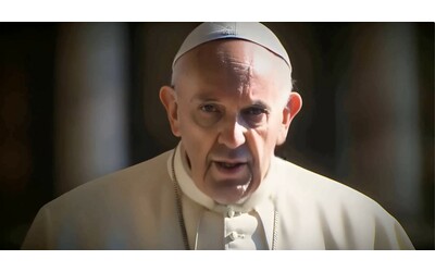 Un papa in versione fake protagonista di “Omel I.A.”, cortometraggio...