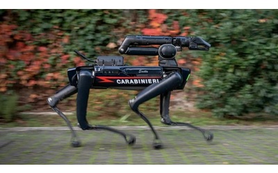 saetta il primo cane robot dell arma dei carabinieri