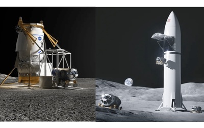 starship lunare e lander blue origin le caratteristiche delle versioni cargo
