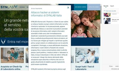 Attacco hacker al centro diagnostico SynLab: «Chiusi  i punti prelievo in tutta Italia»