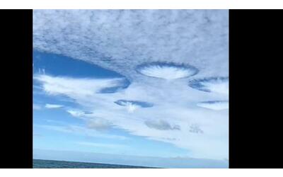 Come immense meduse nel cielo (viste anche dai satelliti Nasa): le misteriose «nuvole a foro» e altri casi di pareidolia