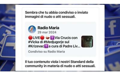 Facebook interrompe la Via Crucis di Radio Maria per nudo. «Meglio quando...
