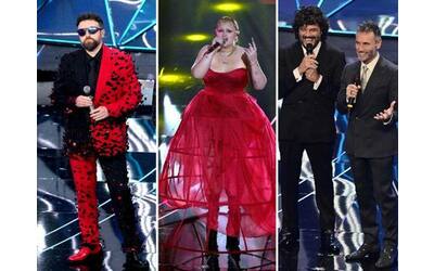 Festival di Sanremo 2024, le pagelle ai look: Renga Nek cresimandi 5, BigMama top 7,5, D’Argen D’amico bicolor 7