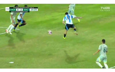 l incedibile gol di soul con la maglia dell argentina under 23