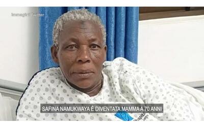 mamma a 70 anni il miracolo di safina namukwaya in uganda ha partorito due gemelli