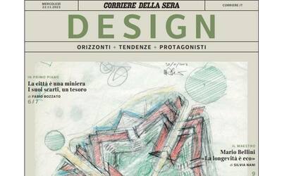 Mercoledì lo speciale Design in edicola con il Corriere, con una cover di Mario Bellini