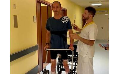 paraplegico torna a camminare dopo un incidente in moto paolo baldassini secondo paziente in italia