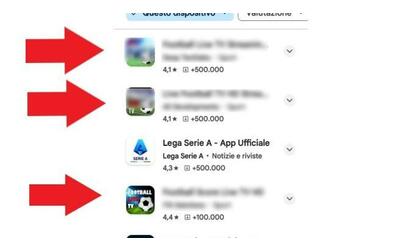 Piattaforma «anti-pezzotto»,  il problema delle app pirata: sul Play Store nei risultati escono prima di Dazn e Now