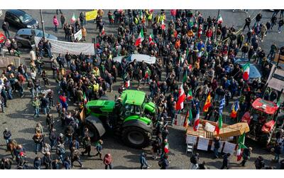 Protesta degli agricoltori, corteo con più di cento trattori su via...