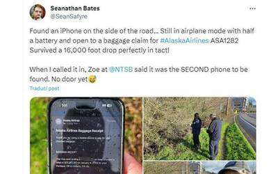 Ritrovato intatto l’iPhone caduto dal Boeing 737 Max: funziona ancora dopo...