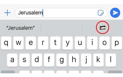 «Scrivi Gerusalemme su iPhone ed esce la bandiera palestinese» Apple accusata di antisemitismo