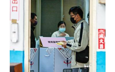 taiwan i risultati delle elezioni del 2024 chiuse le urne per le presidenziali inizia lo spoglio lai in testa con il 38