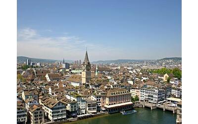 Zurigo è la città in  cui si vive meglio (per i residenti), ultima Palermo...