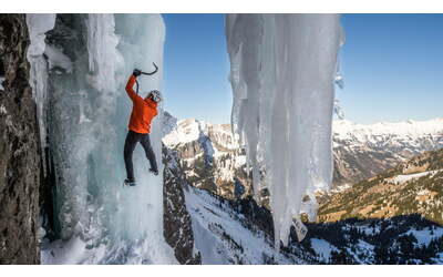 le cascate di ghiaccio a rischio di estinzione l arrampicata sempre pi pericolosa