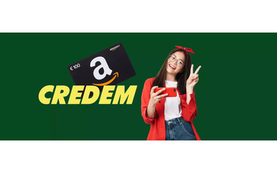 100 euro in Buoni Amazon con Credem Link: aprilo entro il 30 aprile